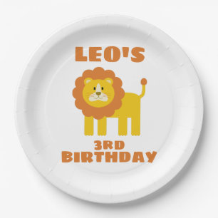 Lion Paper Plate