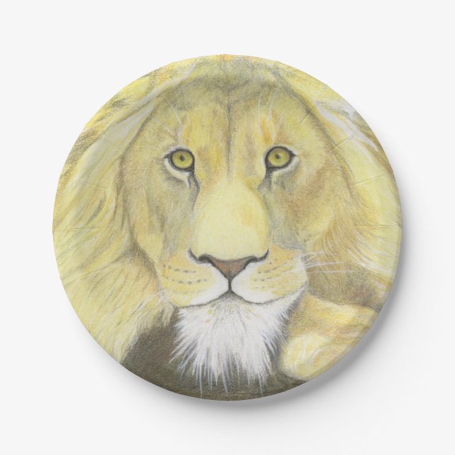 Lion Paper Plate (Front)