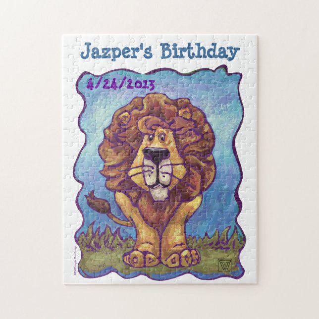 Lion Party Centre Jigsaw Puzzle (Vertical)