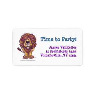 Lion Party Centre Label