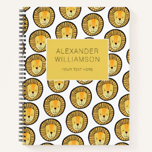Lion pattern fun  notebook