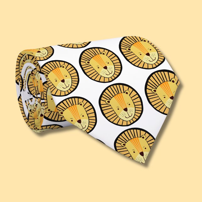 Lion pattern tie (Lion pattern tie)
