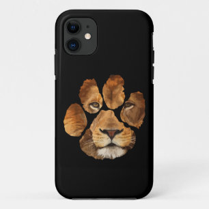 Lion Paw Print Animal iPhone 11 Case