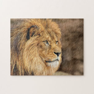 Lion Photo Portrait Jigsaw Puzzle