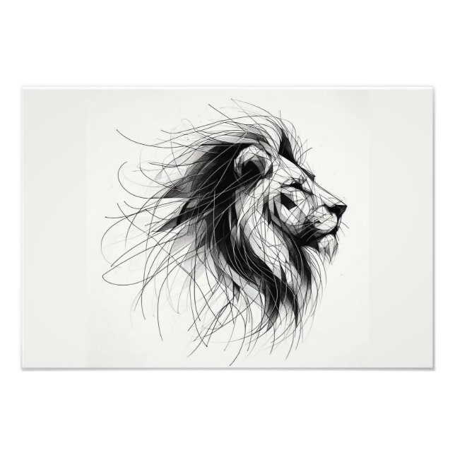lion photo print (Front)