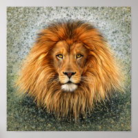 Lion Photograph Paint Art image