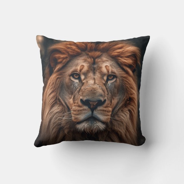 Lion Photography Cushion (Back)