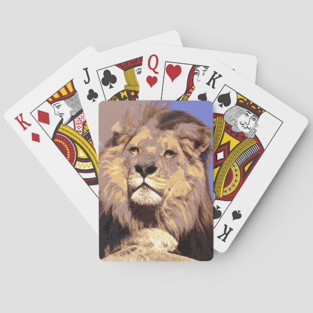 Lion Playing Cards (Back)