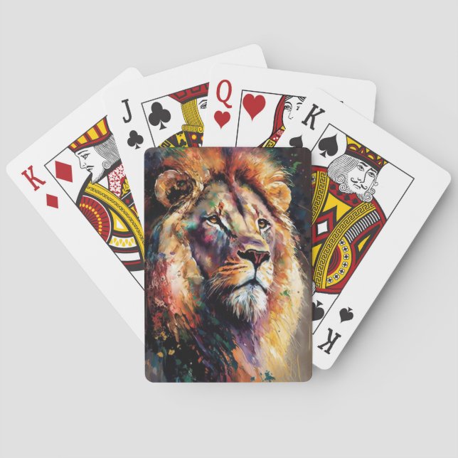 Lion Playing Cards (Back)