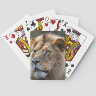 Lion Playing Cards