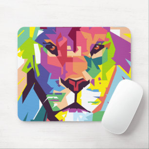 Lion Pop Art Mouse Pad