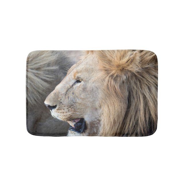 Lion Portrait Bath Mat (Front)