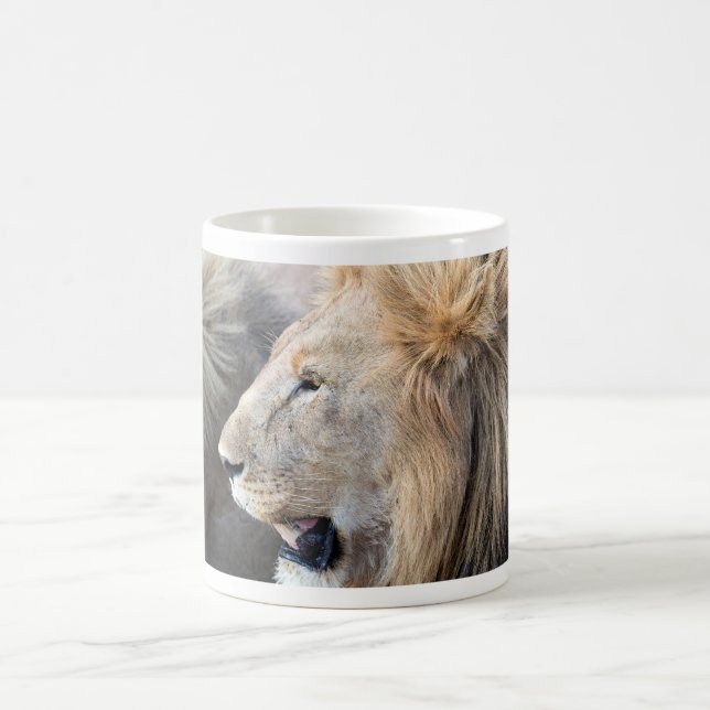 Lion Portrait Coffee Mug (Center)