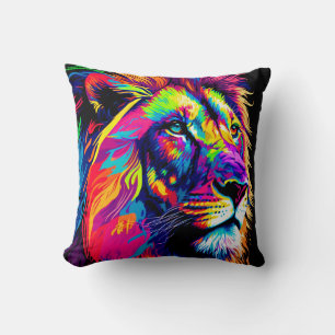 Lion Portrait Cushion