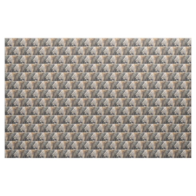 Lion Portrait Fabric (Yard)