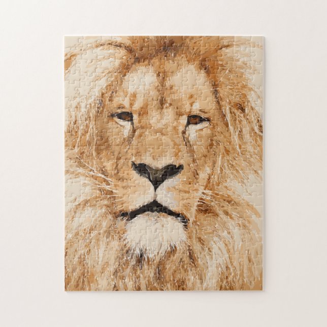 LION PORTRAIT JIGSAW PUZZLE (Vertical)