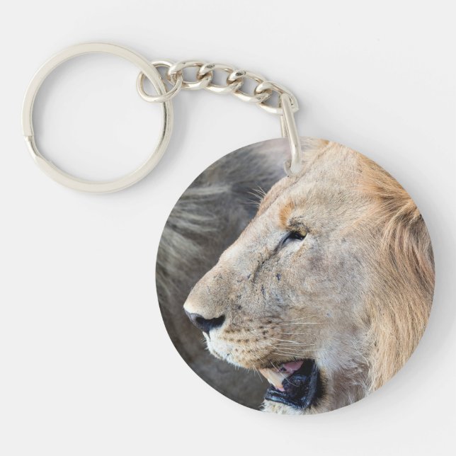 Lion Portrait Key Ring (Front)