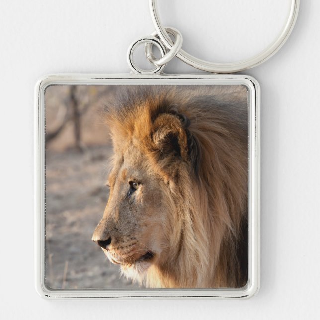 Lion Portrait Key Ring (Front)