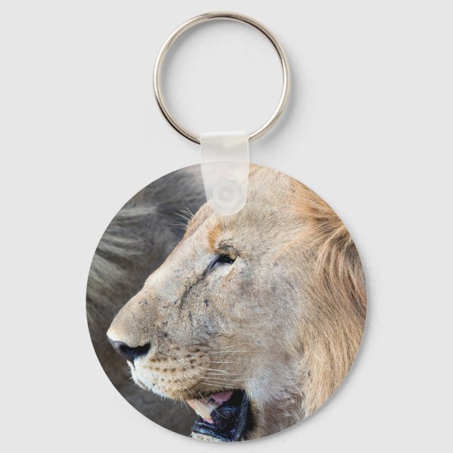Lion Portrait Key Ring (Front)