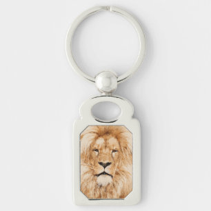 LION PORTRAIT KEY RING