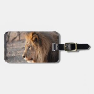 Lion Portrait Luggage Tag