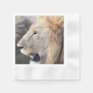 Lion Portrait Napkin