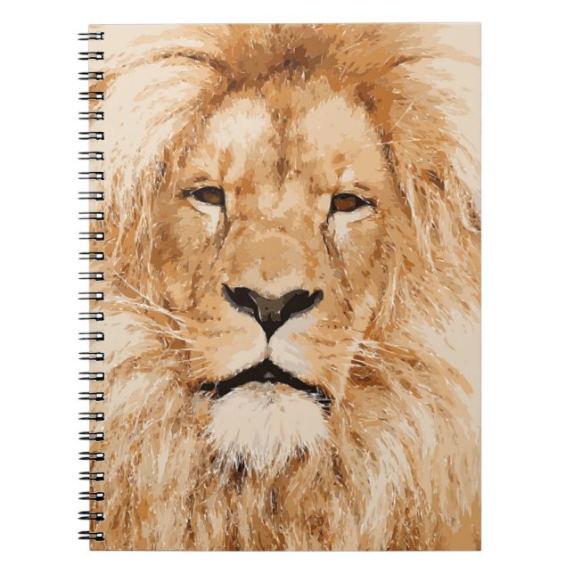 LION PORTRAIT NOTEBOOK (Front)