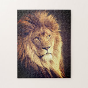 Lion Portrait Photography Jigsaw Puzzle