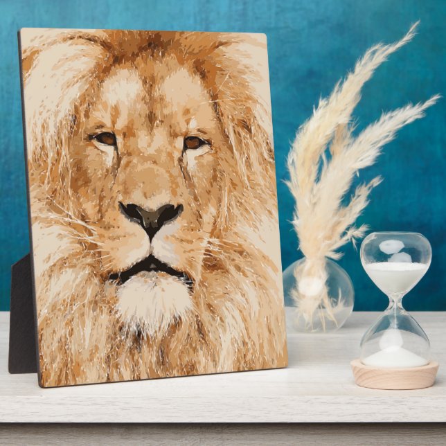 LION PORTRAIT PLAQUE (Side)