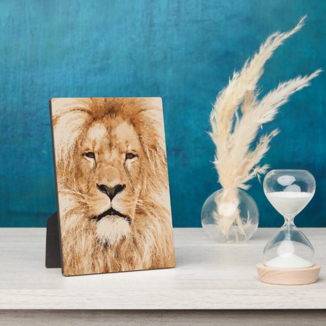 LION PORTRAIT PLAQUE (Side)