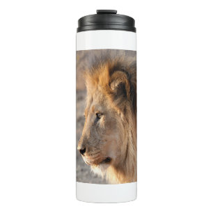 Lion Portrait Thermal Tumbler