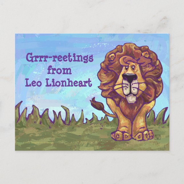 Lion Post Card (Front)
