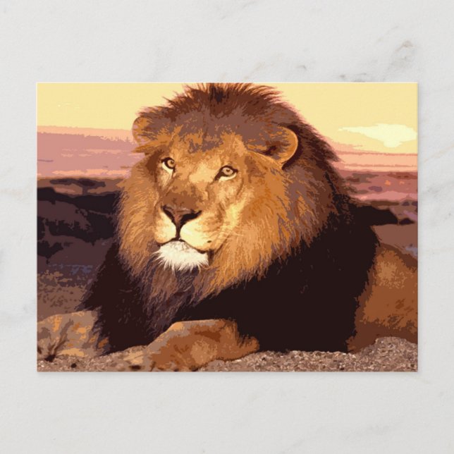 Lion Postcard (Front)