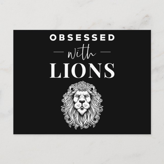Lion Postcard (Front)