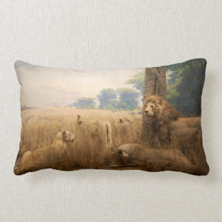 Lion Pride Throw Pillow
