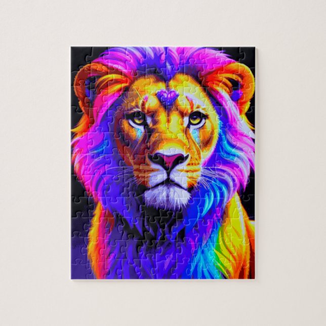 Lion Puzzle (Vertical)