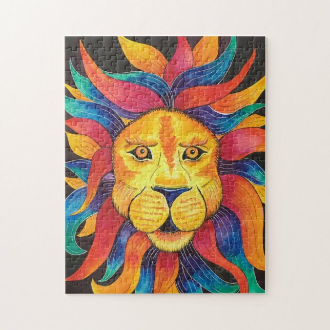 Lion Puzzle (Vertical)