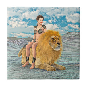 Lion Queen Fantas Tile