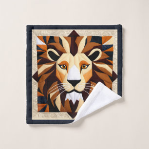 Lion Quilt Wash Cloth