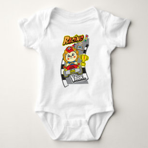 Lion race baby bodysuit