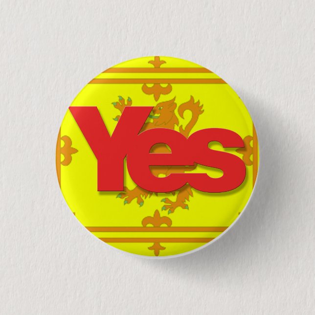 Lion Rampamt Yes Badge (Front)