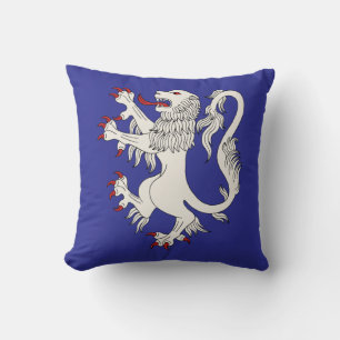 Lion Rampant Argent Cushion