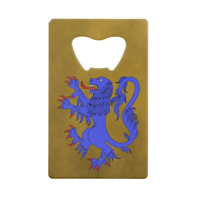 Lion Rampant Azure (Front)