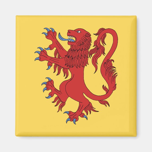 Lion Rampant Gules Magnet (Front)