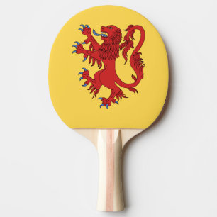Lion Rampant Gules Ping Pong Paddle