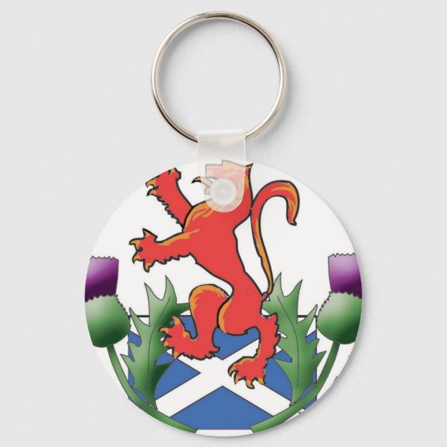 lion rampant key ring (Front)