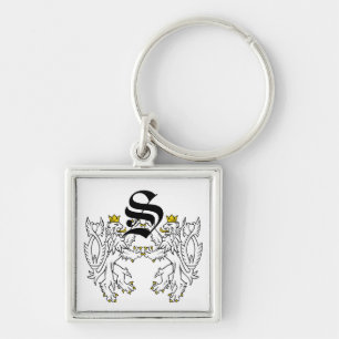 Lion Rampant Renaissance Wedding Key Ring