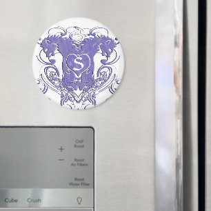 Lion Rampant Renaissance Wedding Magnet