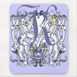 Lion Rampant Renaissance Wedding Mouse Pad