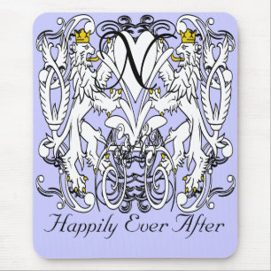 Lion Rampant Renaissance Wedding Mouse Pad